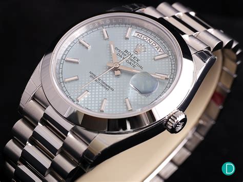 rolex date day platinum 950 41mm|Rolex perpetual day date 40.